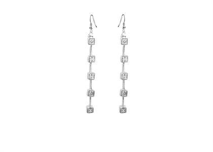 White Gold Plated | Fashion Earrings